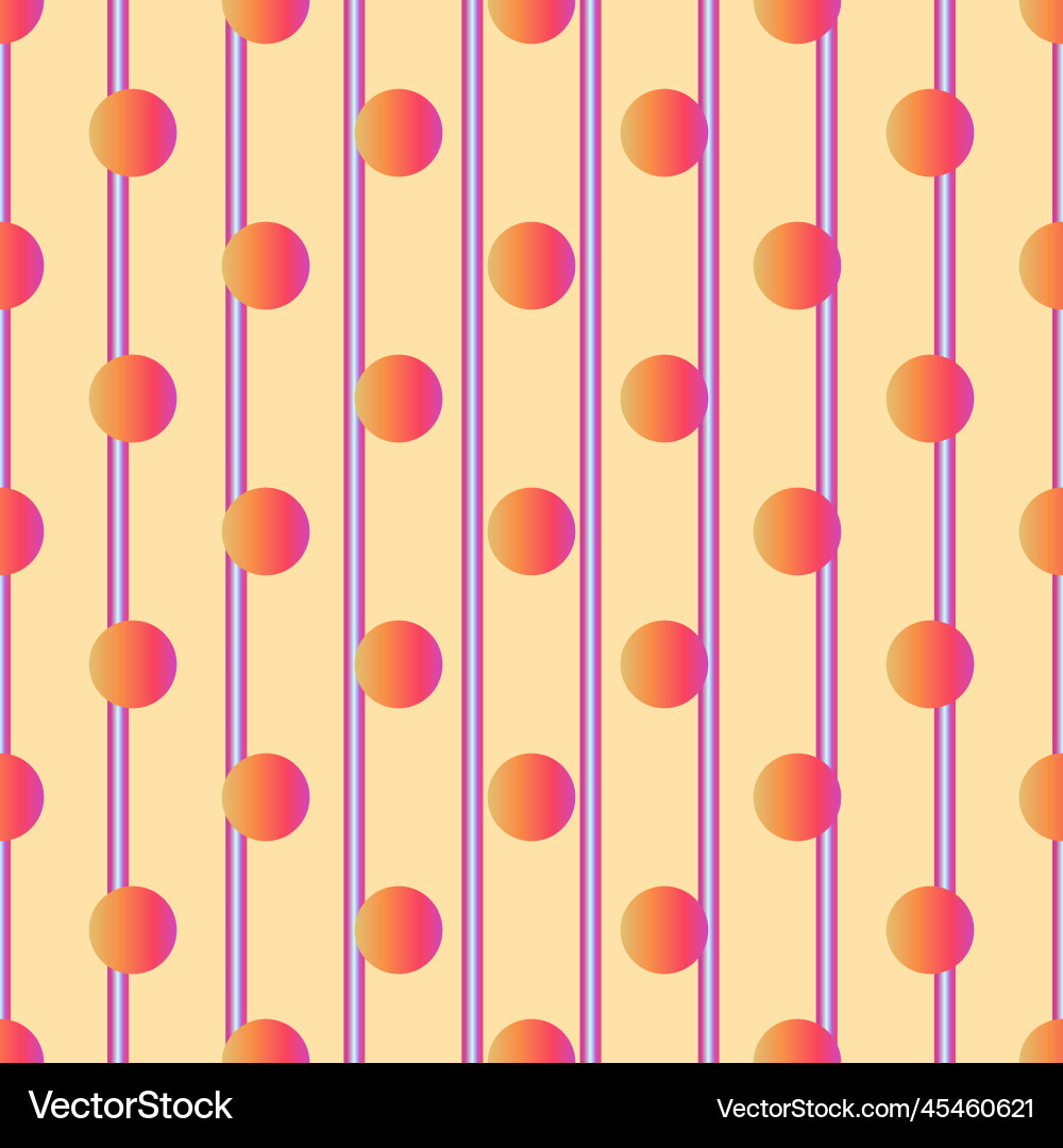 Seamless pattern with line brush stroke shapes Vector Image