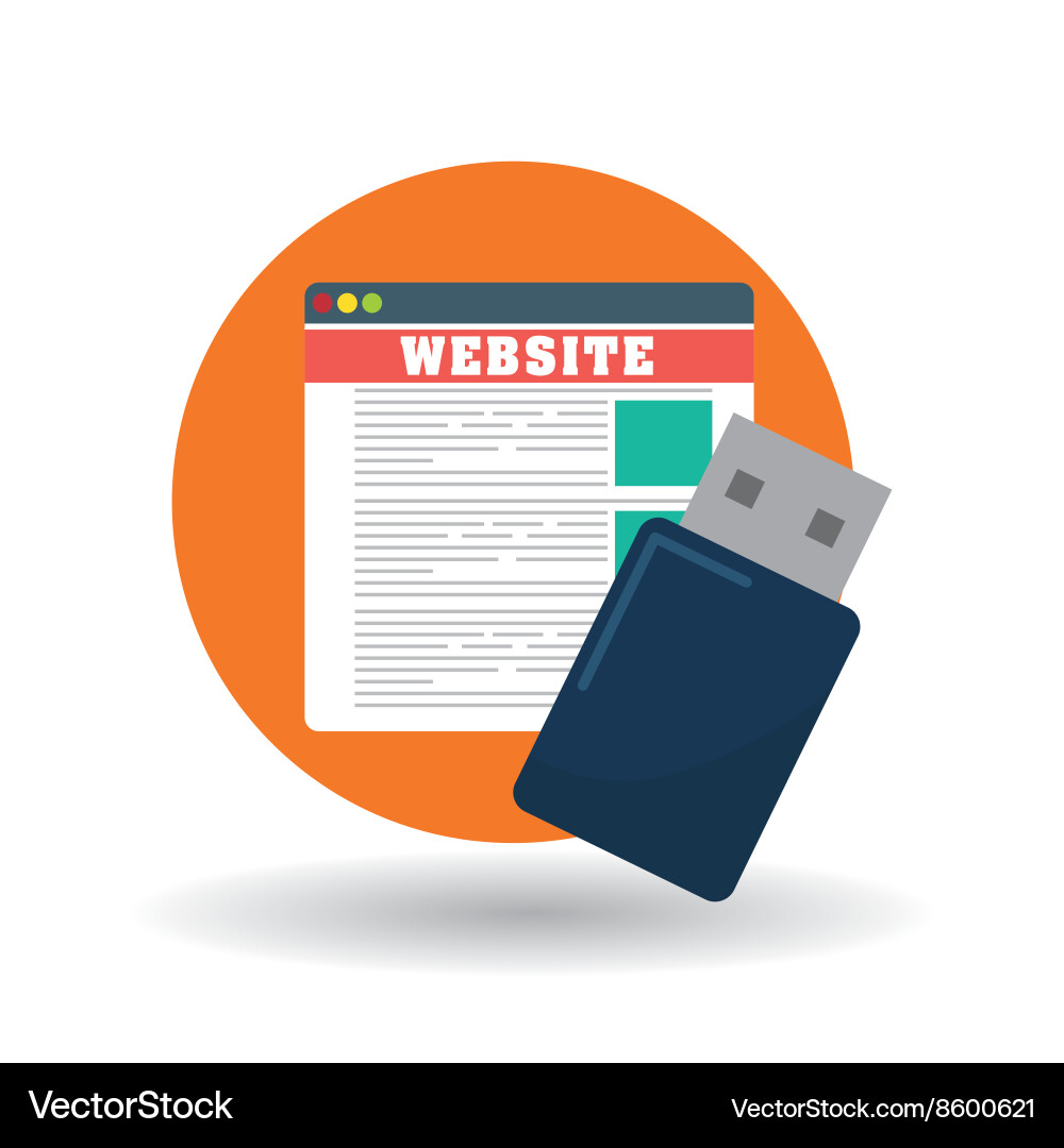 Security system design technology vector image