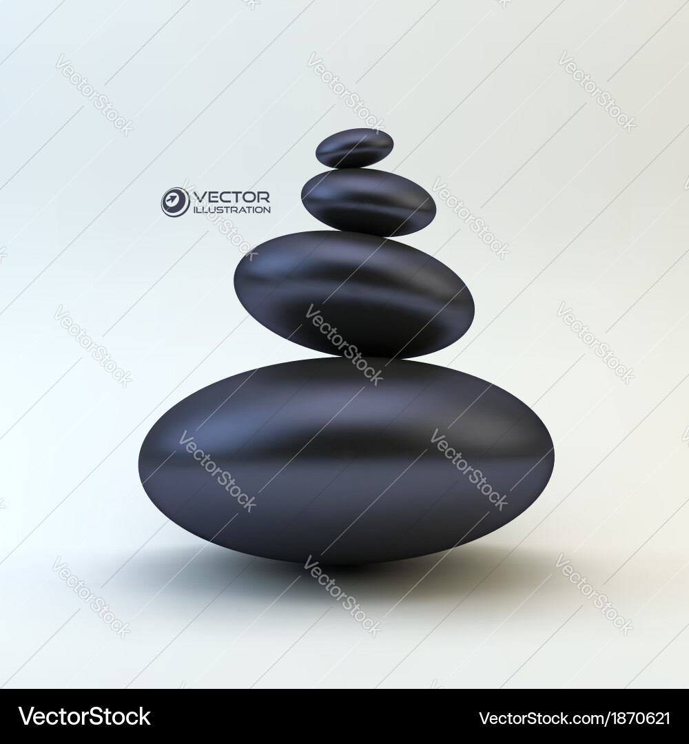 Spa stones Royalty Free Vector Image - VectorStock