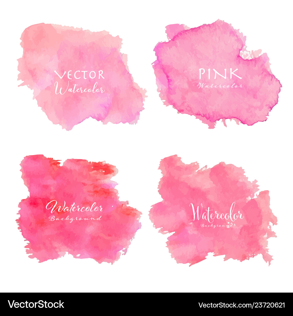 Watercolor Splash Background Vector Image