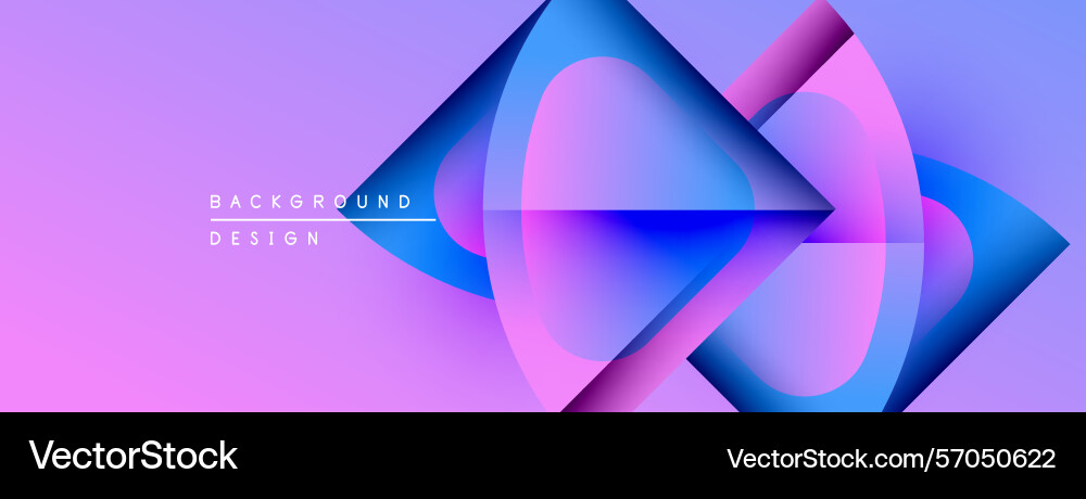 Abstract geometric shapes overlap creating Abstract geometric shapes overlap creating vector image
