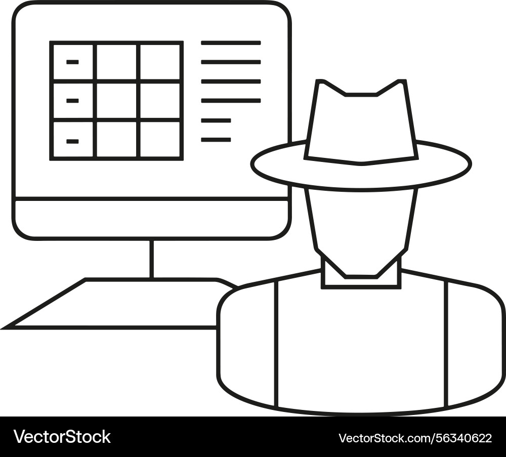 Computer icon symbol image Vector Image