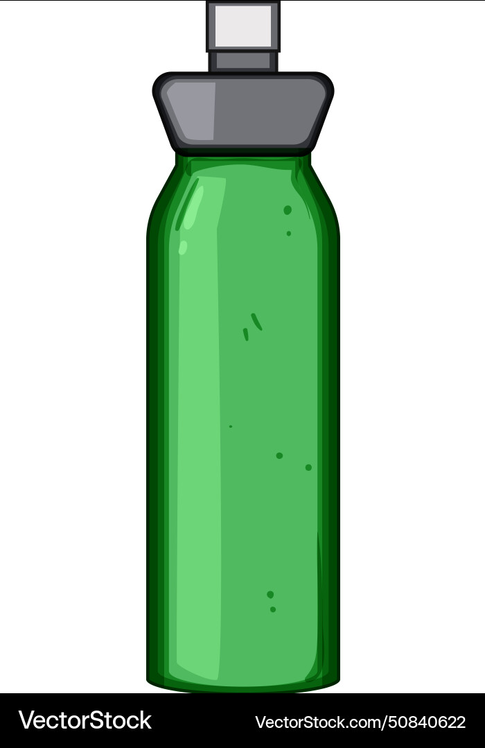 Edelstahlflasche Cartoon Edelstahlflasche Cartoon vektorbild