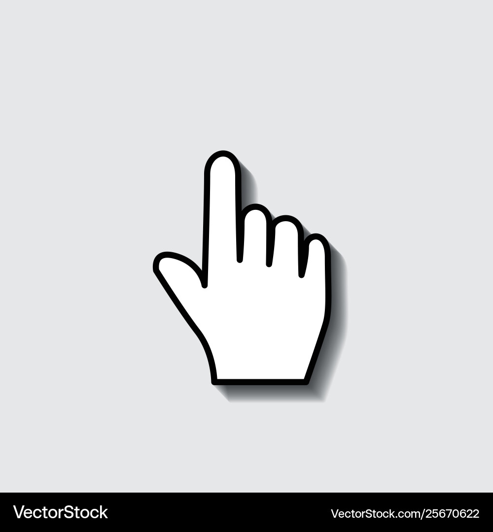 Maus Cursor Symbol - Pfeilklick Pointer isoliert Maus Cursor Symbol - Pfeilklick Pointer isoliert vektorbild