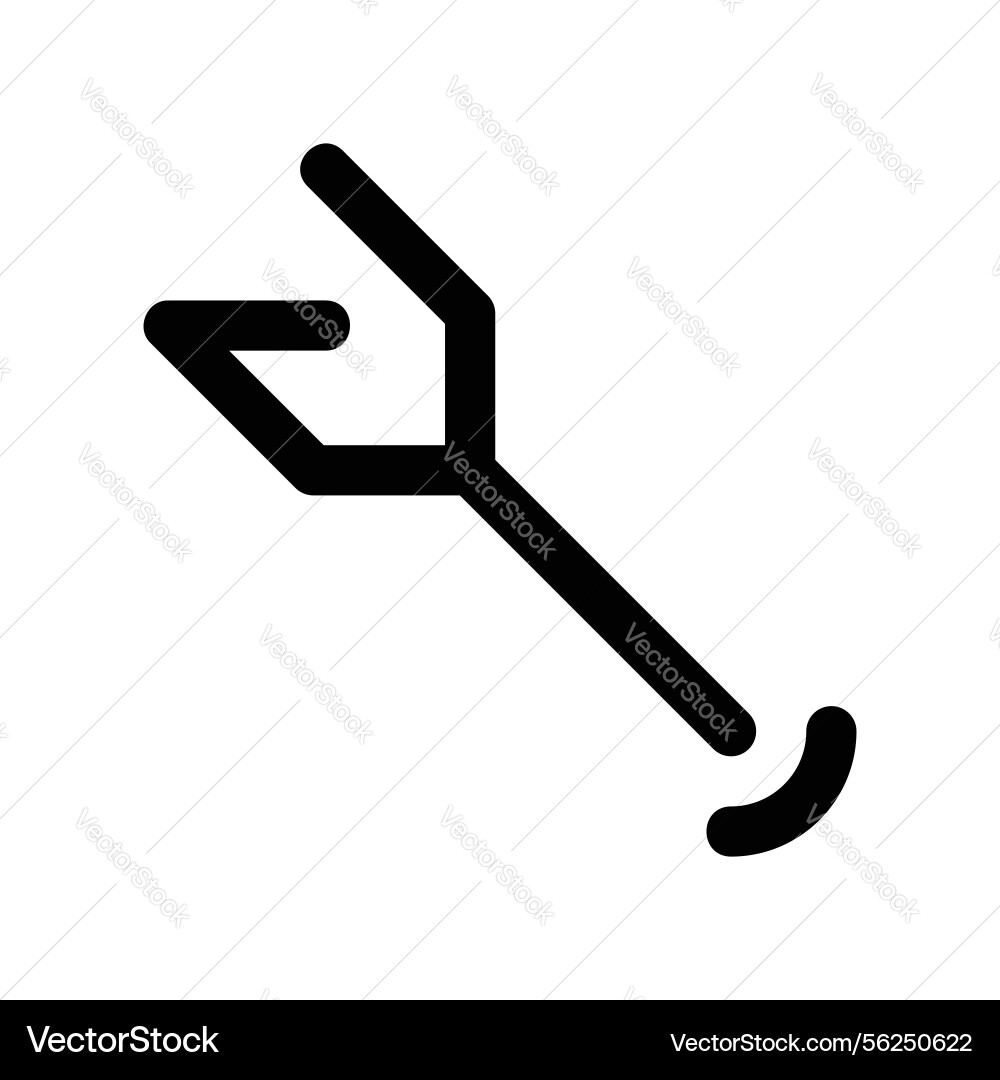 Minimalist arrow outline symbol pointing towards Minimalist arrow outline symbol pointing towards vector image