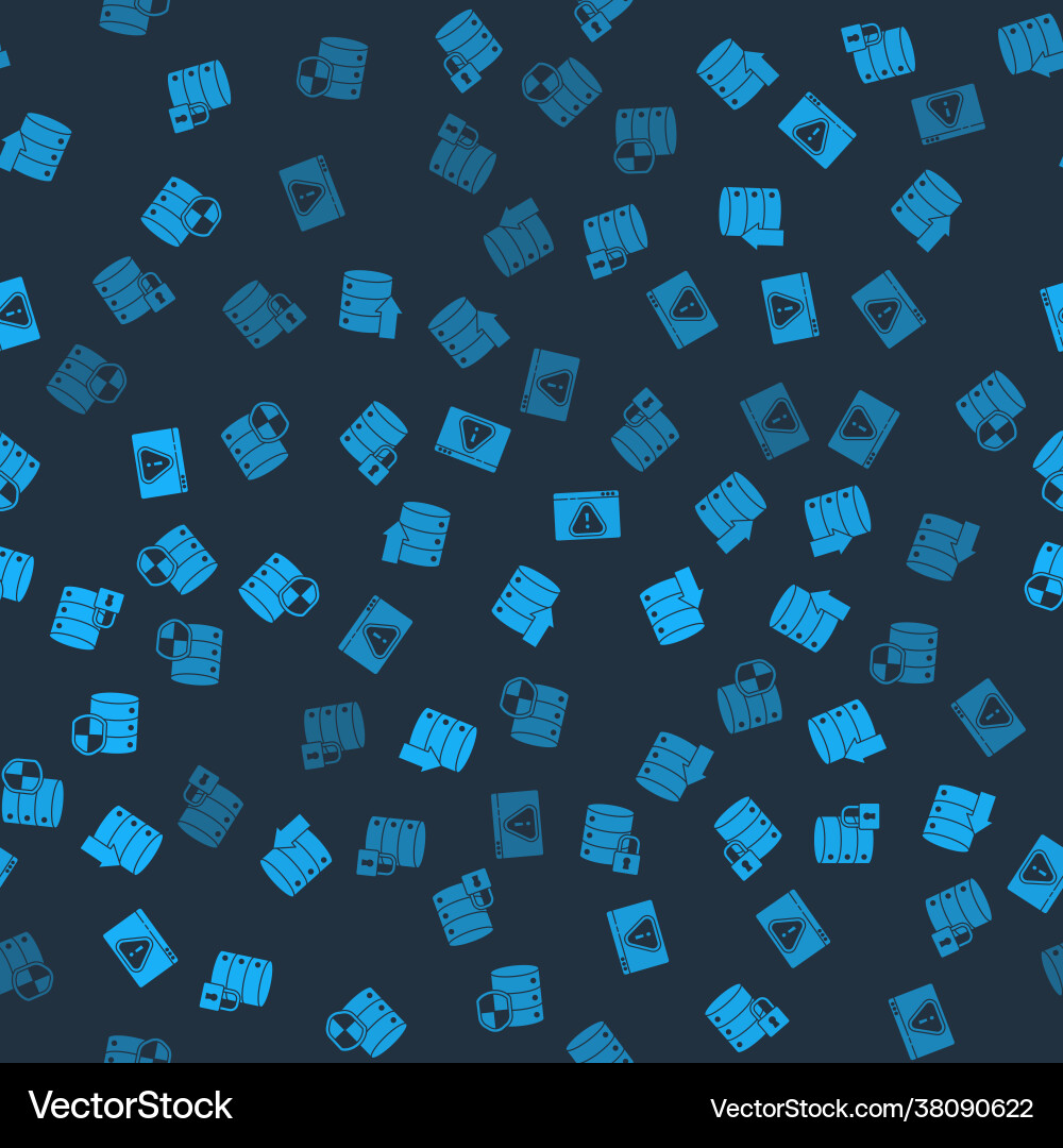Set server security with lock data web Vector Image