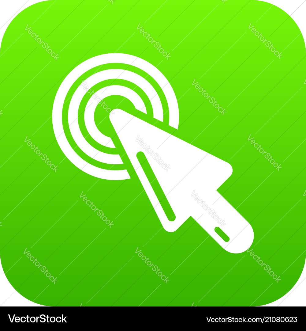 Cursor mouse icon simple black style Vector Image