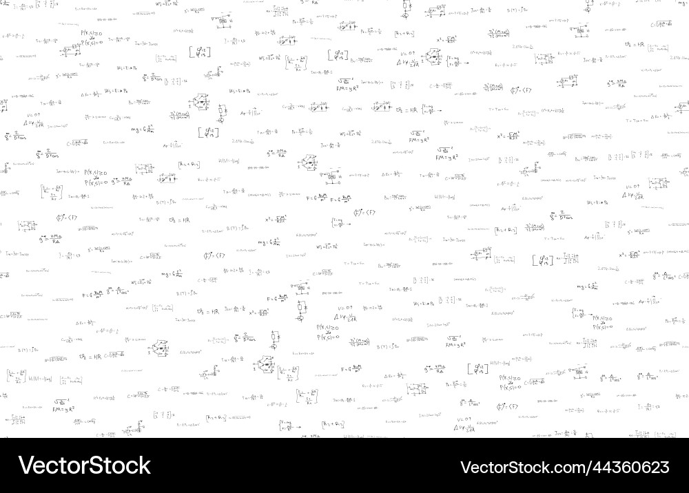 Formulas of astrophysics quantum mechanics radio Vector Image