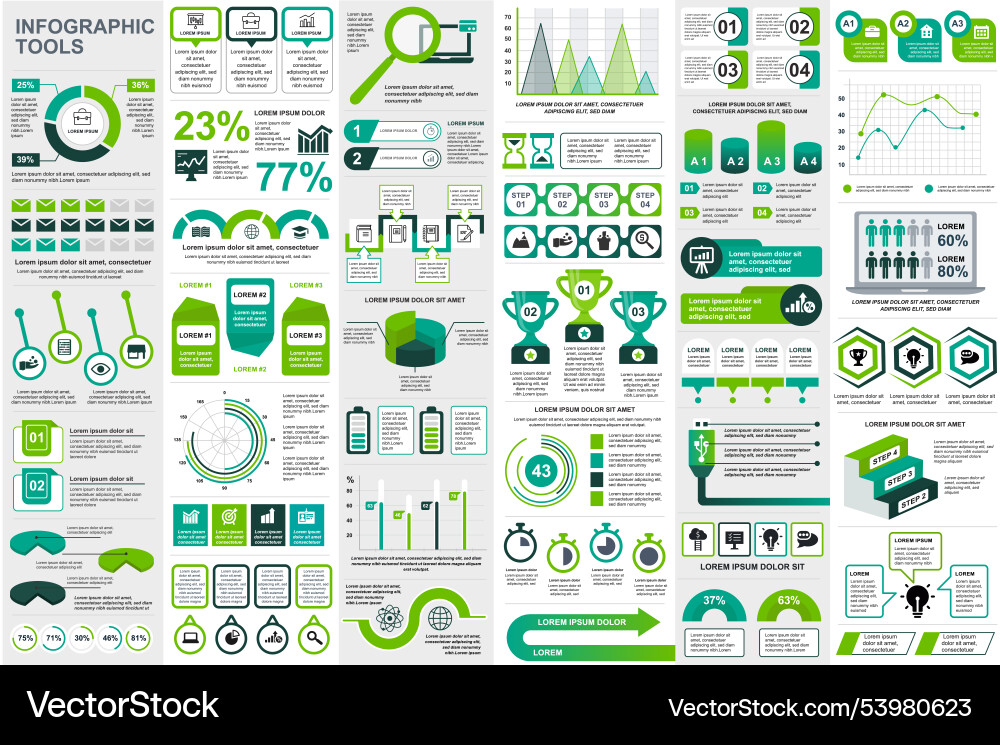 Infographic elements data visualization design Infographic elements data visualization design vector image