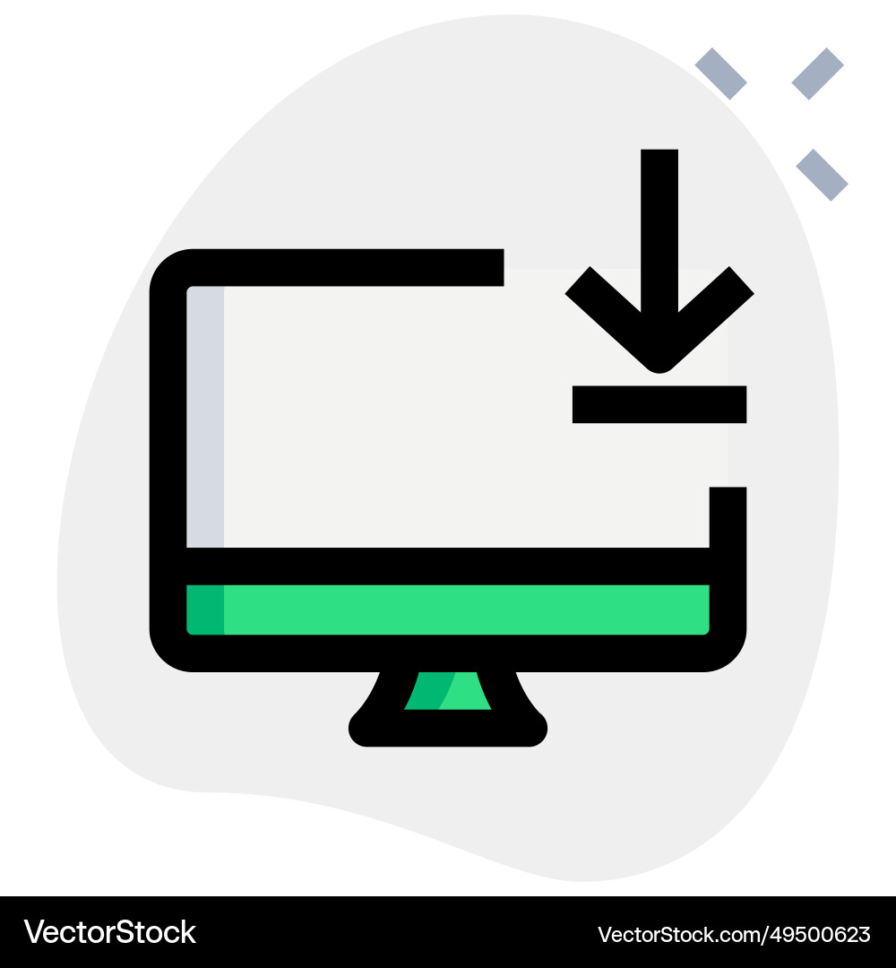 Moving or storing file in local folder vector image