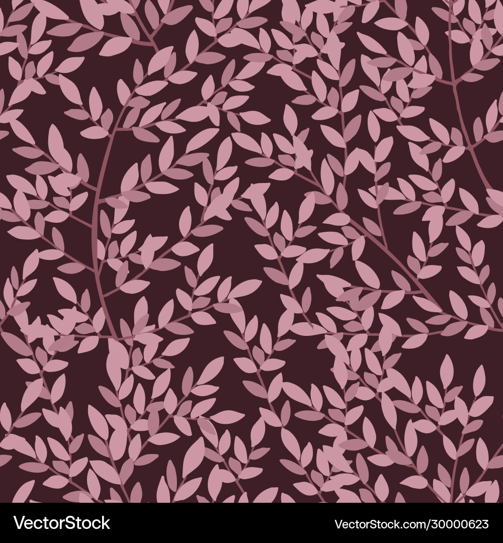 Seamless pattern hand drawn tree branches Seamless pattern hand drawn tree branches vector image