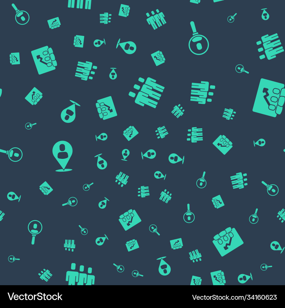 Set users group search a people worker location Vector Image