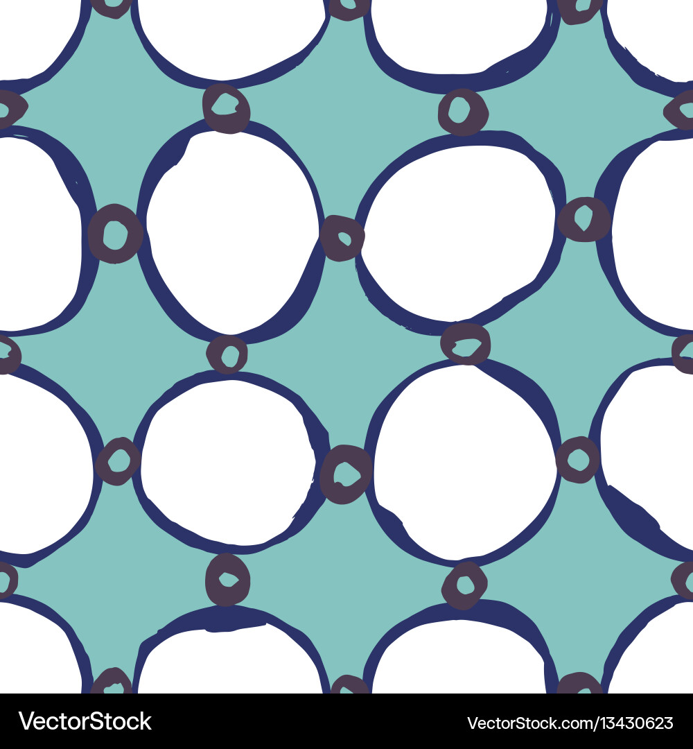 Sketchy Circle Pattern vector image