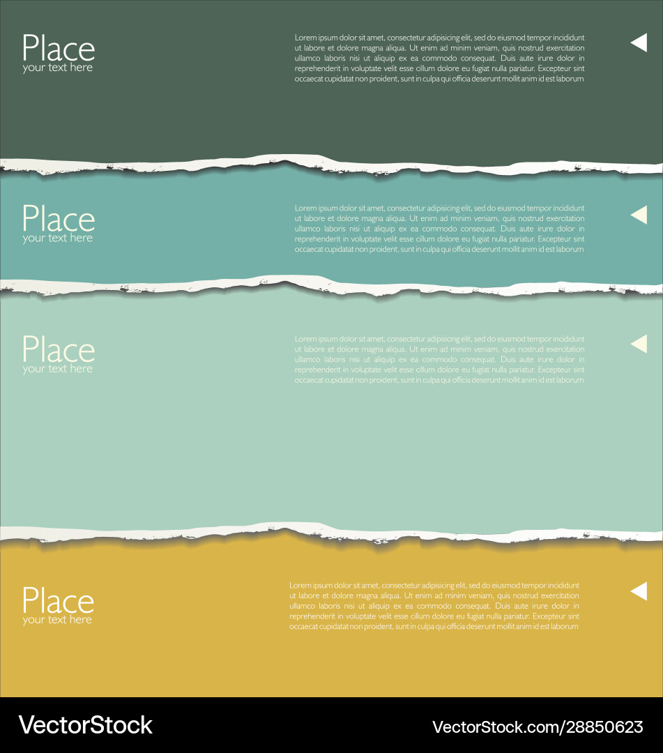 Torn Paper Background - Text Space Vector Image