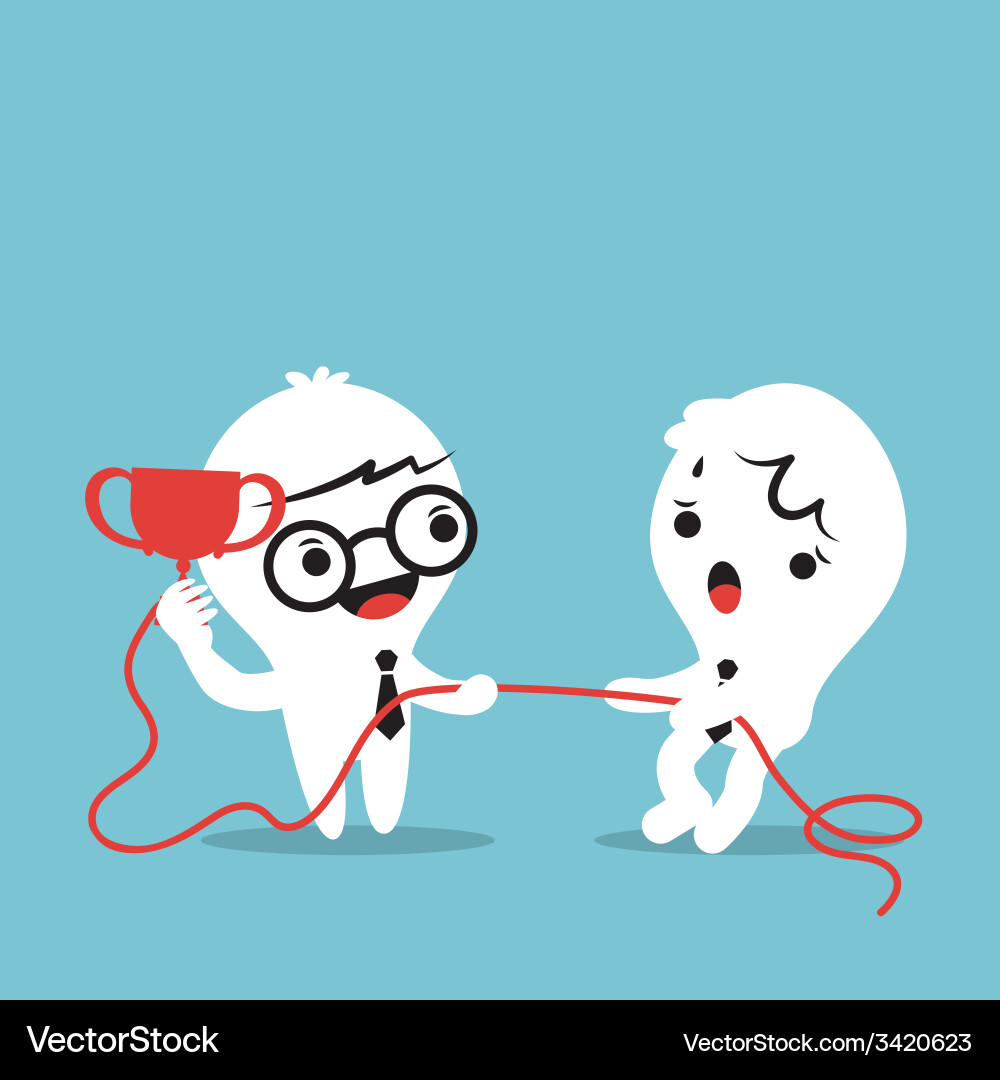 Tug of War Competition Vector Image