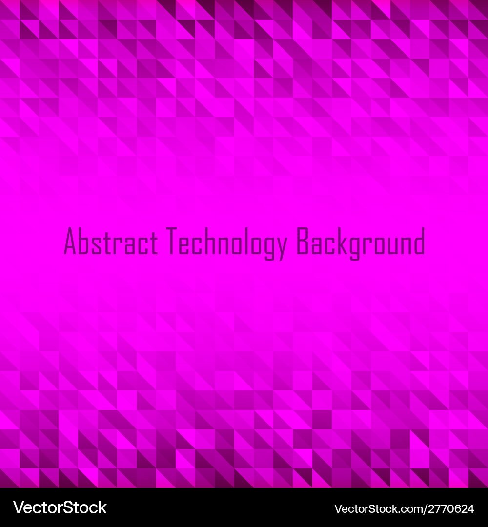Abstract violet geometric technology background Vector Image