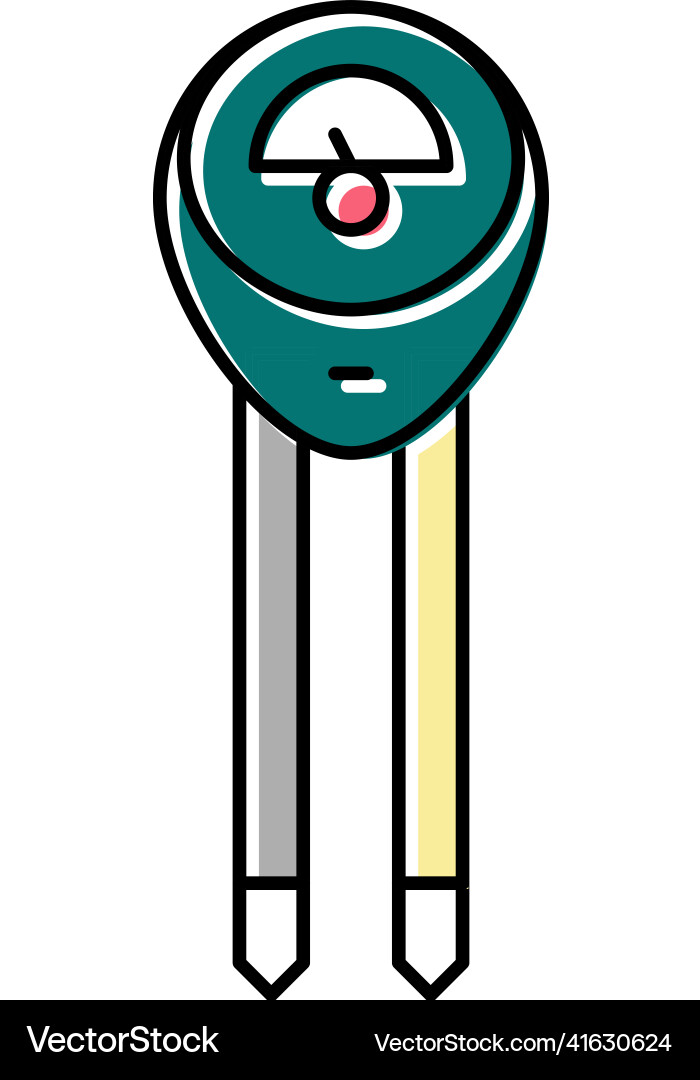 Acidity meter device color icon Acidity meter device color icon vector image