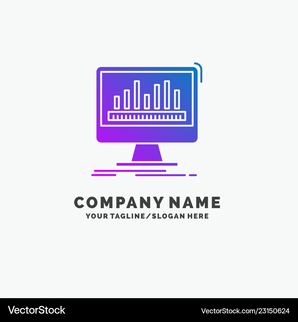 Analytics processing dashboard data stats purple Analytics processing dashboard data stats purple vector image