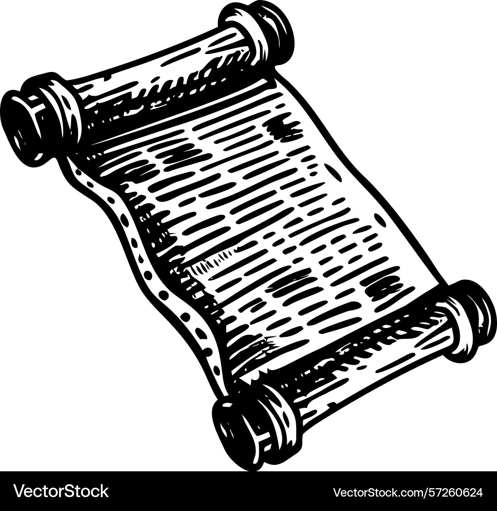 Ancient scroll Vector Image