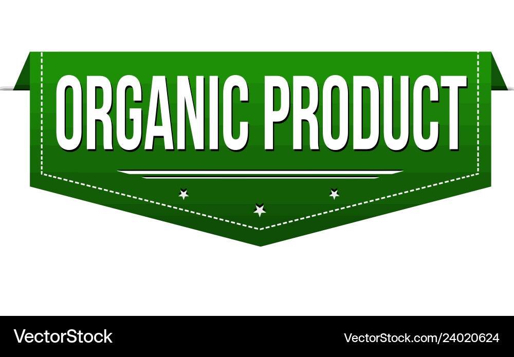 Bio Produkt Banner Design Bio Produkt Banner Design vektorbild