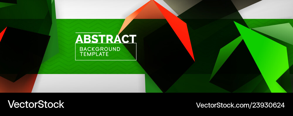 Dark 3d triangular low poly shapes abstract Vector Image