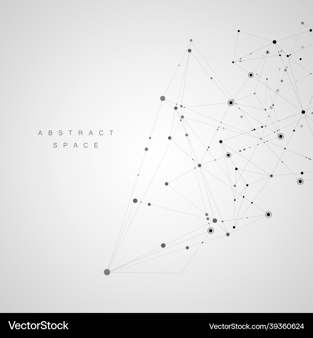 Polygonal pattern of connected black lines Polygonal pattern of connected black lines vector image