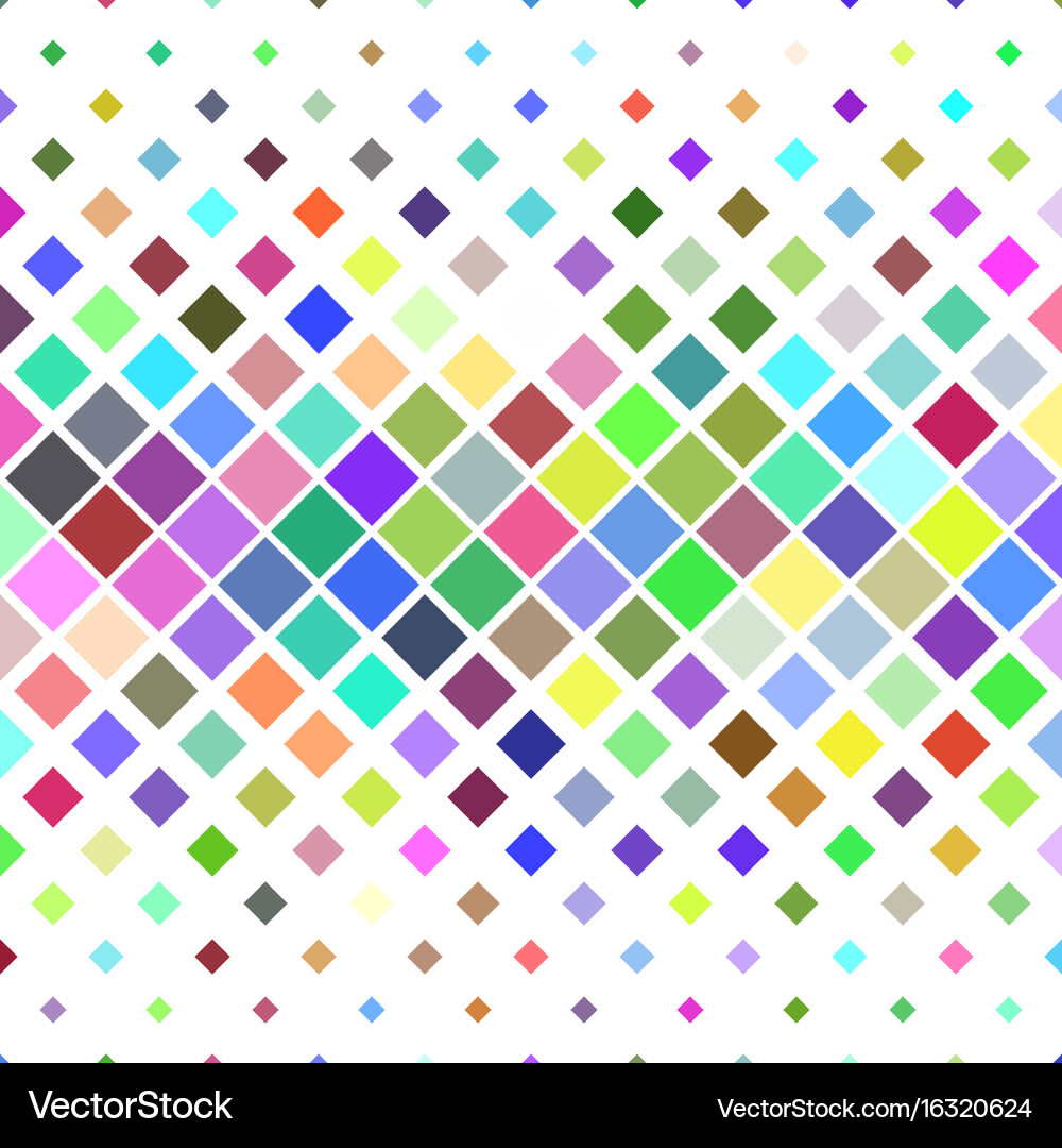 Square pattern background from diagonal squares vector image