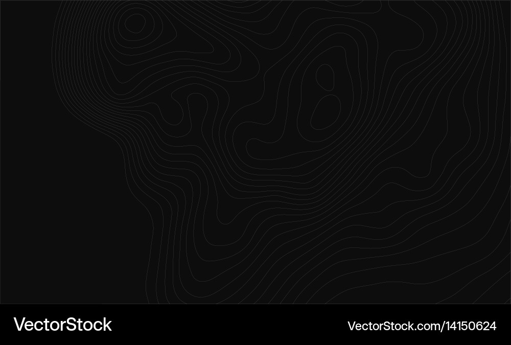 Topographic map background with space for copy Vector Image