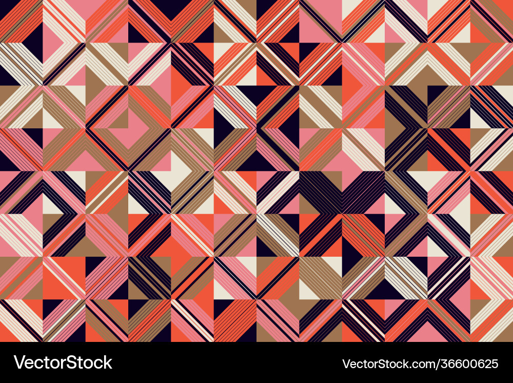 Abstract mosaic pattern design made with basic Abstract mosaic pattern design made with basic vector image