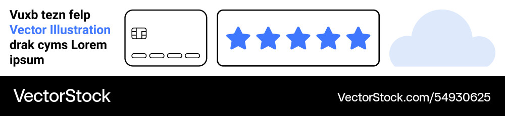 Digital platform interface with rating system Digital platform interface with rating system Vector Image