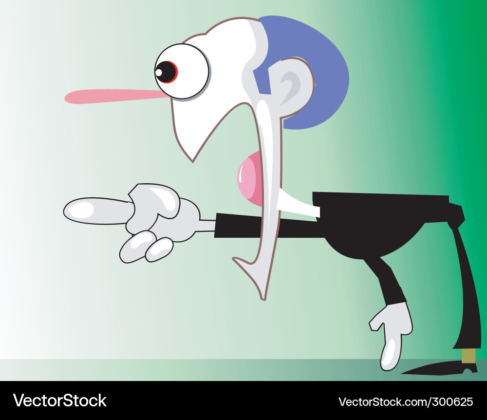 Man pointer Vector Image