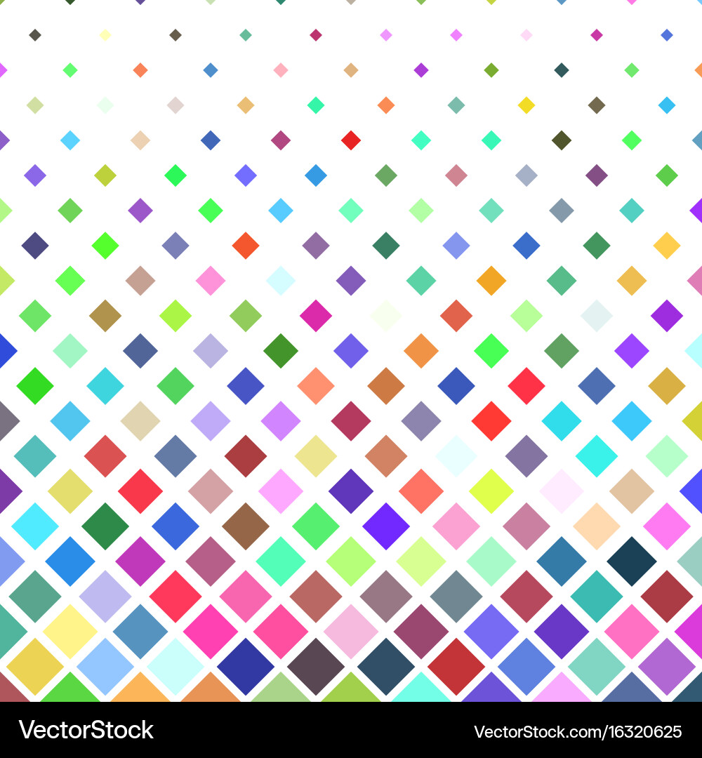 Square pattern background from diagonal squares vector image