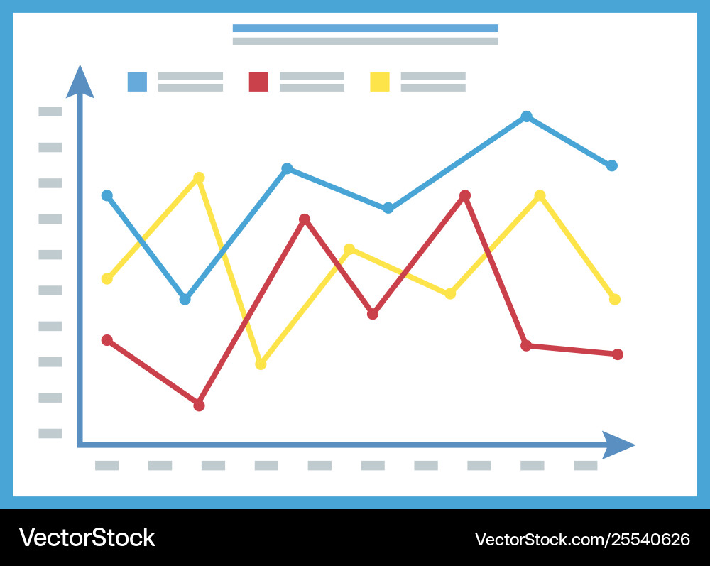Presentation Info Chart Graph vector image
