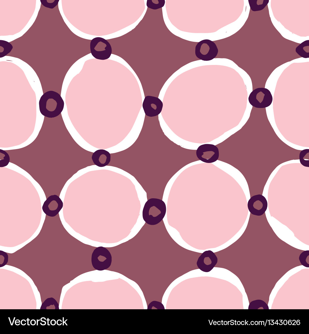 Sketchy Circle Pattern vector image