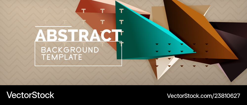 3d triangular shapes abstract background 3d triangular shapes abstract background vector image
