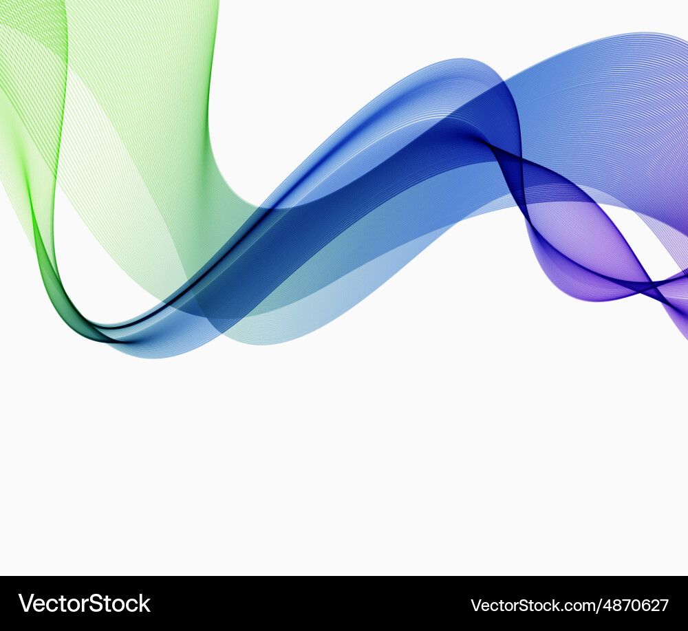 Abstract colorful background spectrum wave Vector Image