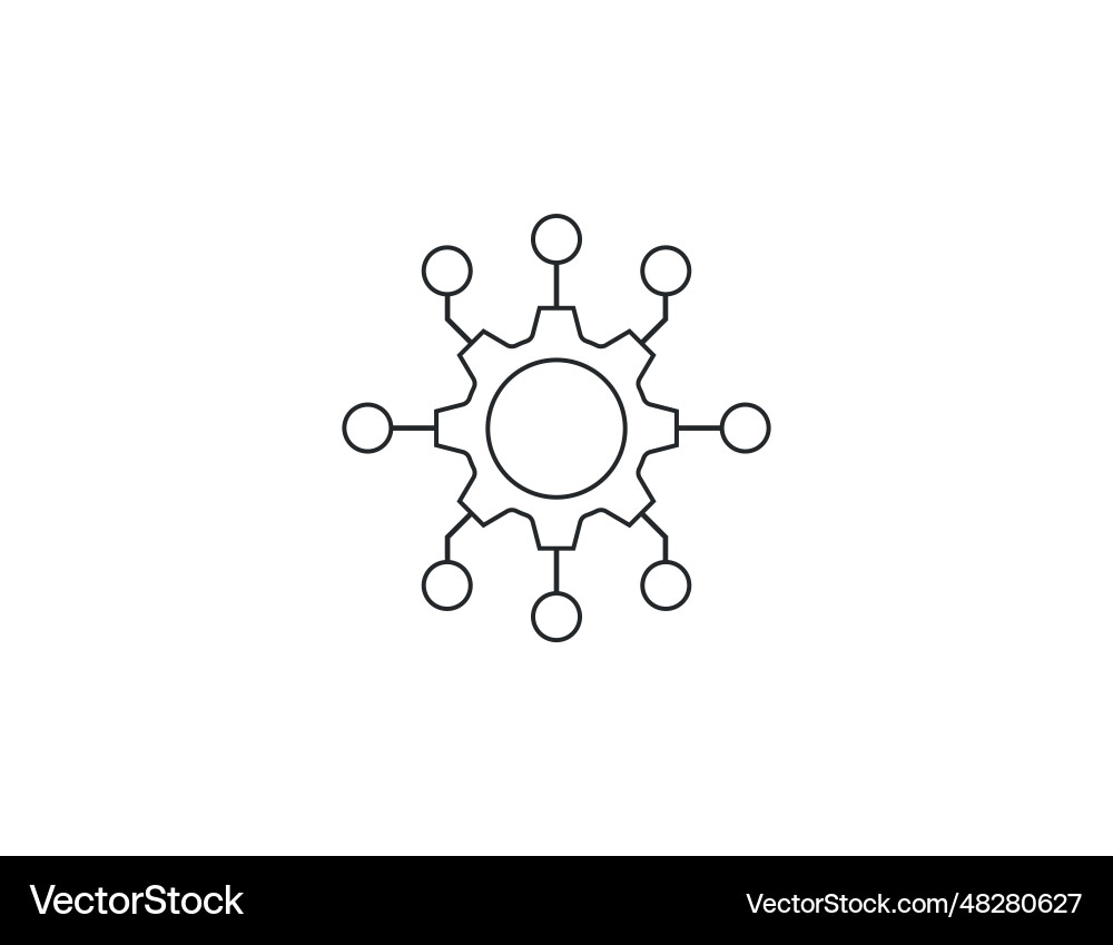 Algorithm engineering channel icon Algorithm engineering channel icon vector image
