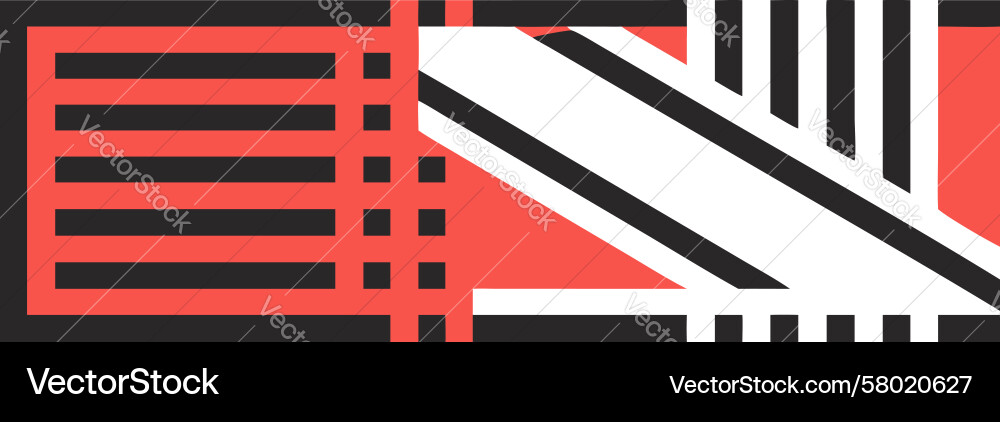 Dynamic Geometric Pattern Vector Image