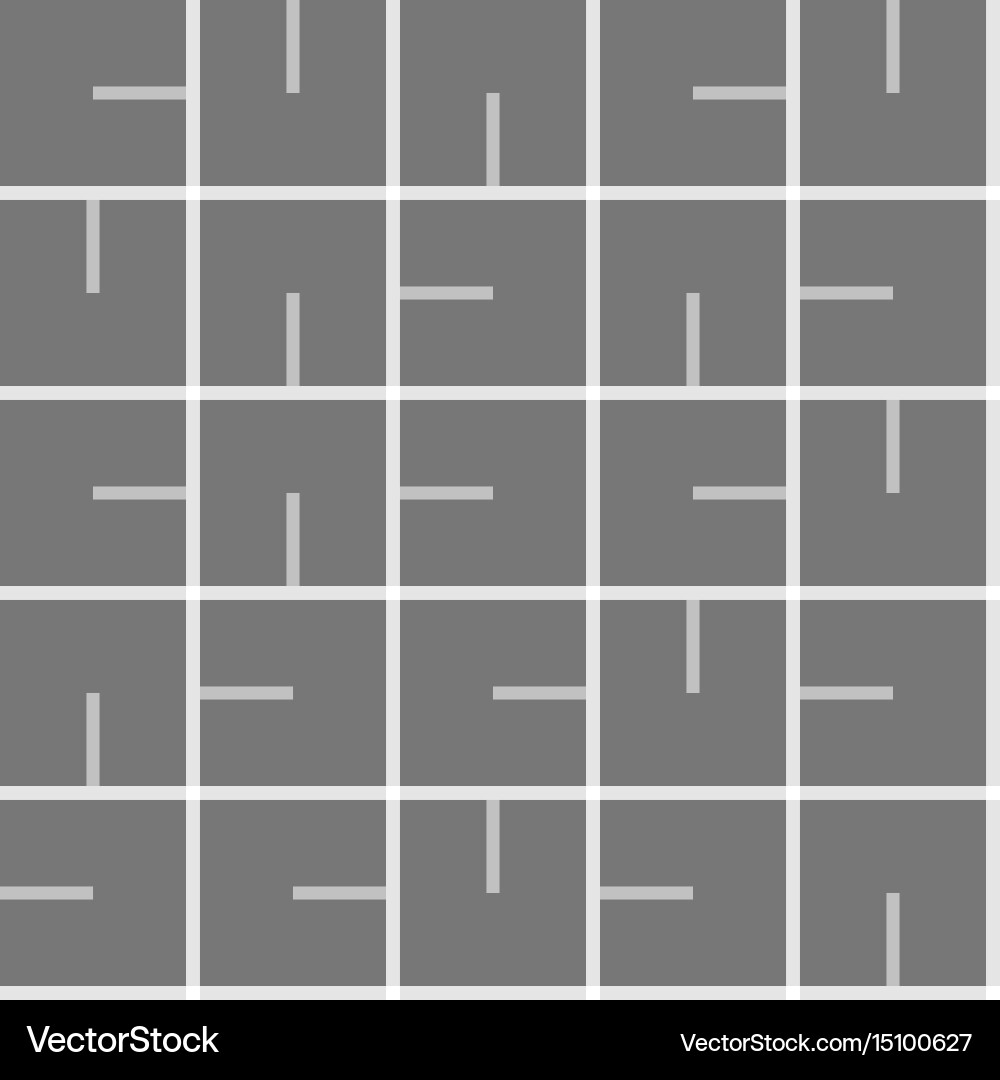 Seamless pattern with squares vector image