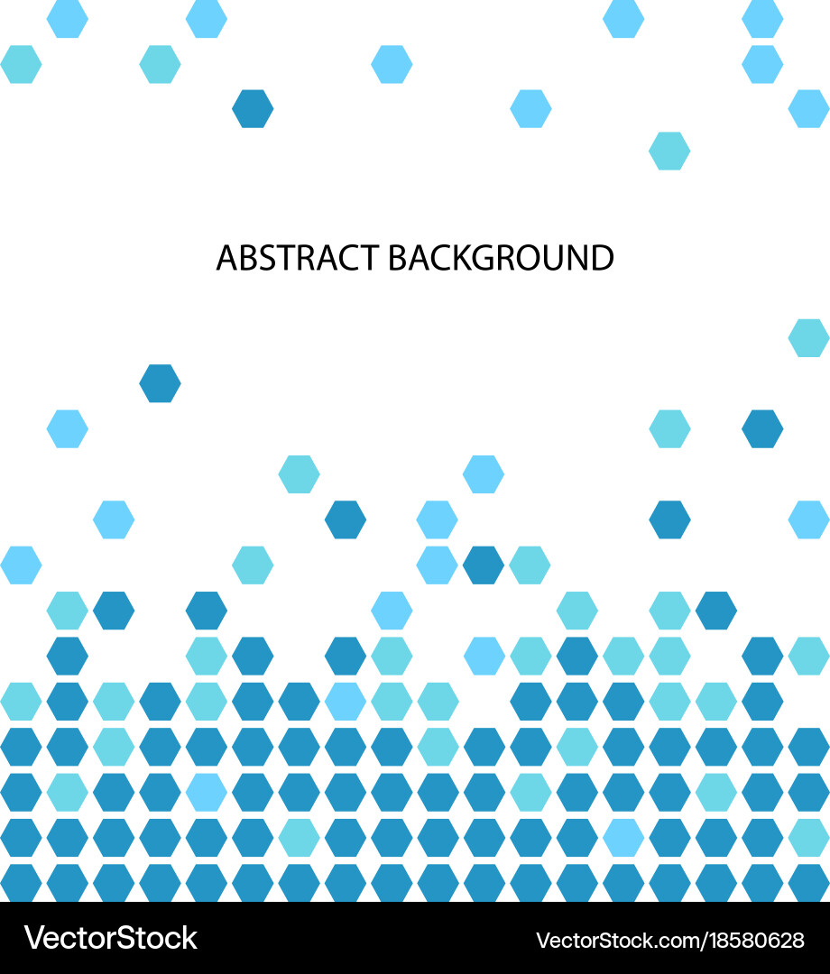 Abstract background pattern with blue circle vector image