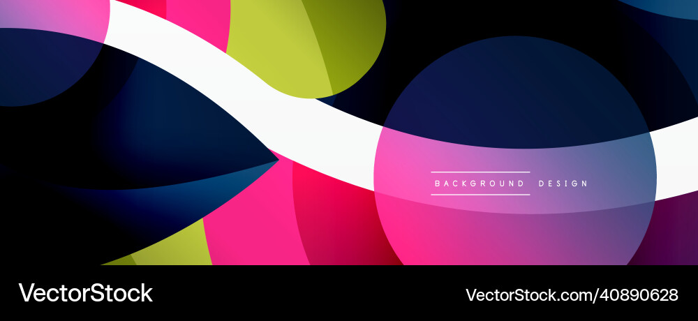 Abstract background with color geometric shapes Abstract background with color geometric shapes vector image