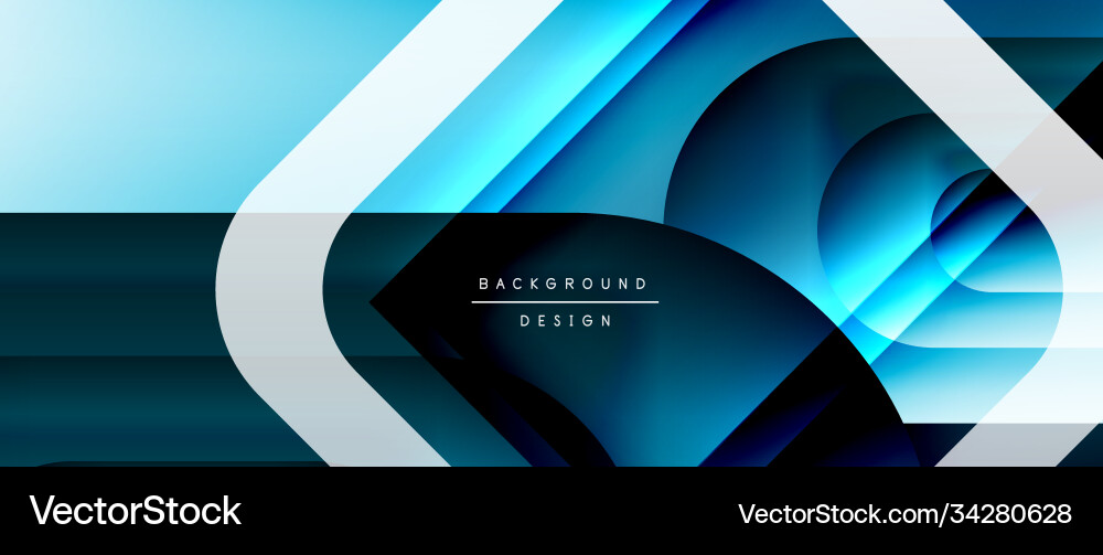 Abstract Geometric Gradient Background Vector Image