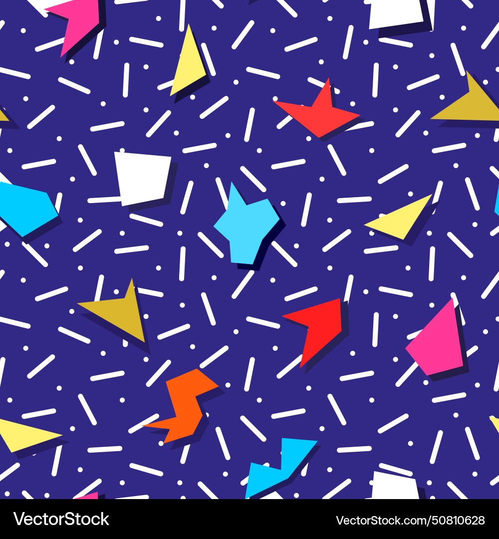 Seamless minimal colorful abstract pattern Seamless minimal colorful abstract pattern vector image