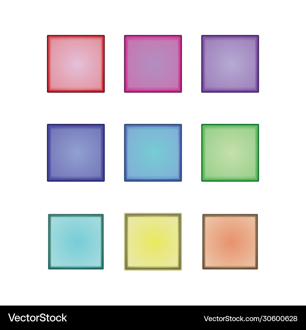 Set buttons on a white background Set buttons on a white background vector image