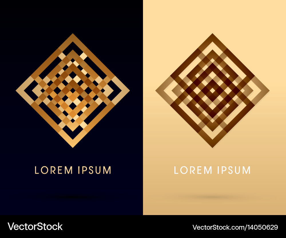 Abstract square shape Vector Image