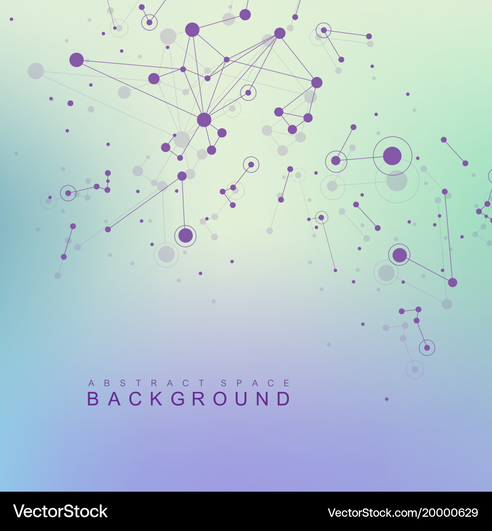 Big data complex graphic abstract background vector image
