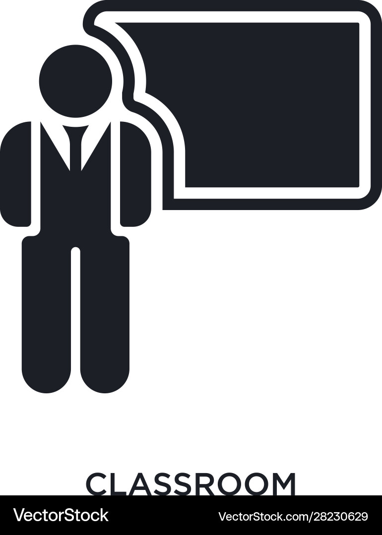 Classroom isolated icon simple element from Classroom isolated icon simple element from vector image