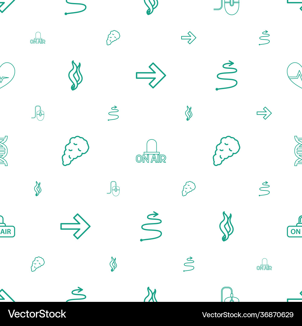 Curve icons pattern seamless white background Vector Image