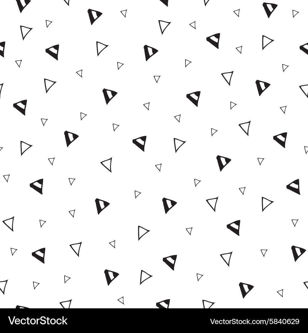 Geometric Triangle Pattern vector image