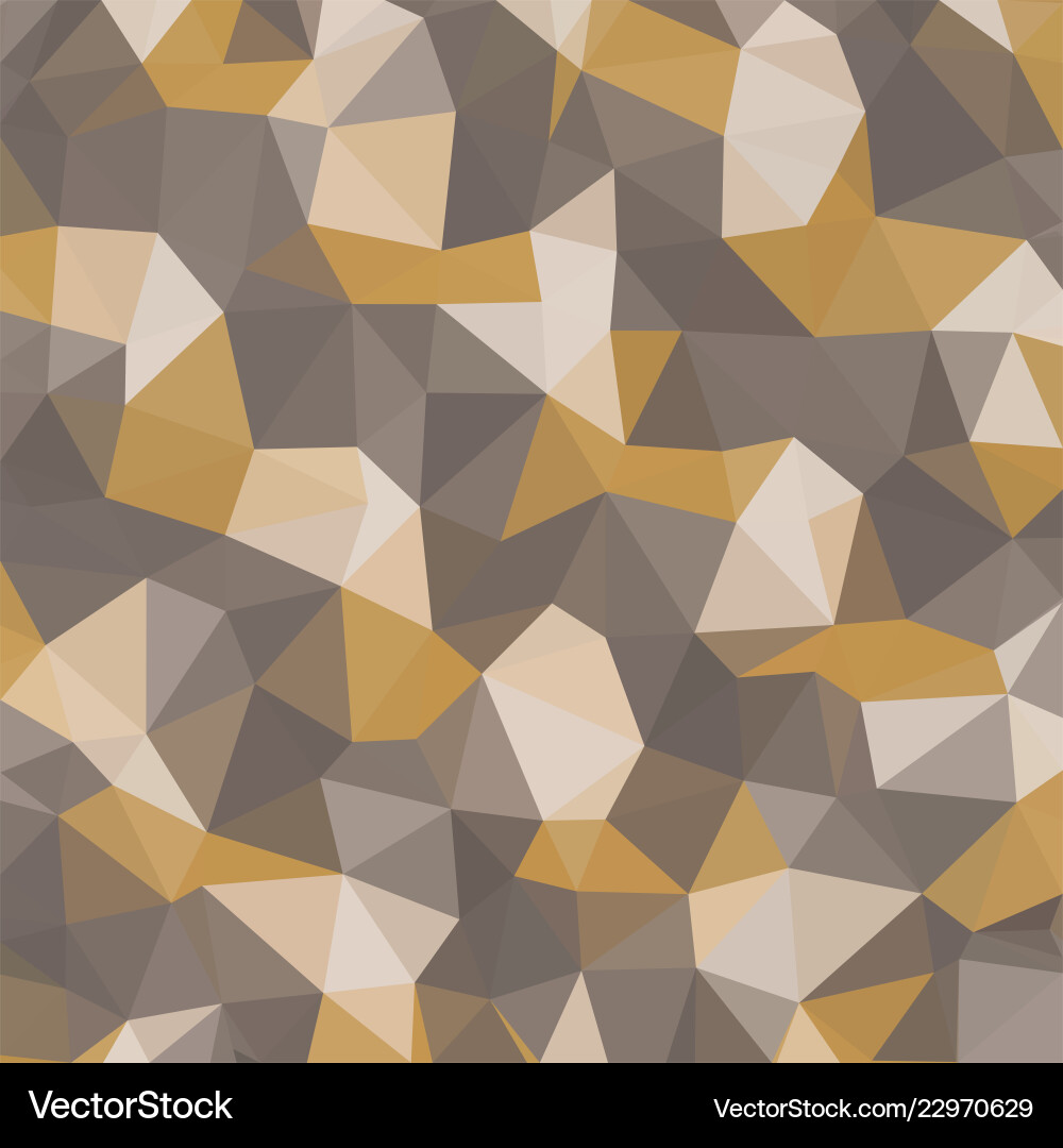 Gold triangular low poly mosaic abstract pattern Gold triangular low poly mosaic abstract pattern vector image